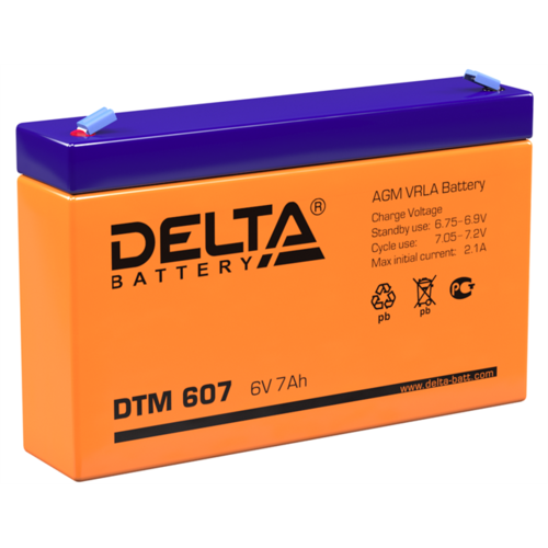 Аккумулятор Delta DTM 607