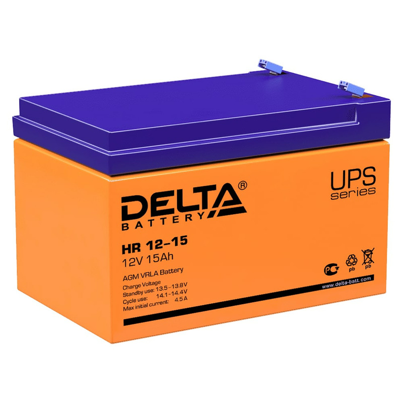 Аккумулятор Delta HR 12-15 Аккумулятор Delta HR 12-15