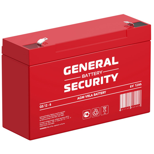 Аккумулятор General Security GS 12-6