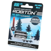 Аккумулятор ROBITON SIBERIA 800MHAAA-2 низкотемпературные BL2 14874