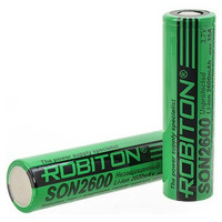 Аккумулятор ROBITON SON2600 35А (Sony 18650VTC5A) без защиты PK1 15699