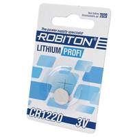 Элемент питания ROBITON PROFI R-CR1220-BL1 CR1220 BL1 13058