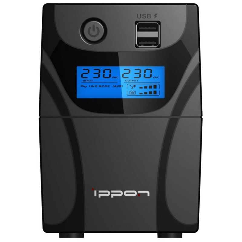 ИБП Ippon Back Power Pro II 800 480 Вт 800 ВА Черный