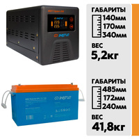 Комплект ИБП Энергия Гарант 500 + АКБ Энергия GPL 12-150