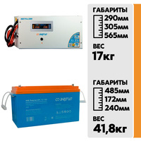Комплект ИБП Энергия Pro-2300 12V + АКБ Энергия GPL 12-150