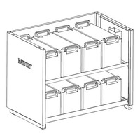 Батарейный шкаф Eltena BFT8A