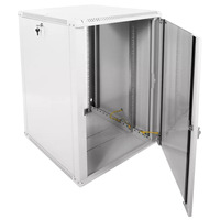 Шкаф телекоммуникационный настенный ЦМО разборный ЭКОНОМ 18U (600 × 650) дверь стекло ШРН-Э-18.650