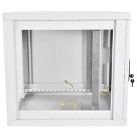 Шкаф телекоммуникационный настенный ЦМО разборный 9U (600 × 520), съемные стенки, дверь стекло ШРН-М-9.500