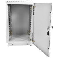Шкаф телекоммуникационный напольный ЦМО 18U (600 × 800) дверь металл ШТК-М-18.6.8-3ААА