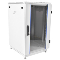 Шкаф телекоммуникационный напольный ЦМО 22U (600 × 600) дверь стекло ШТК-М-22.6.6-1ААА